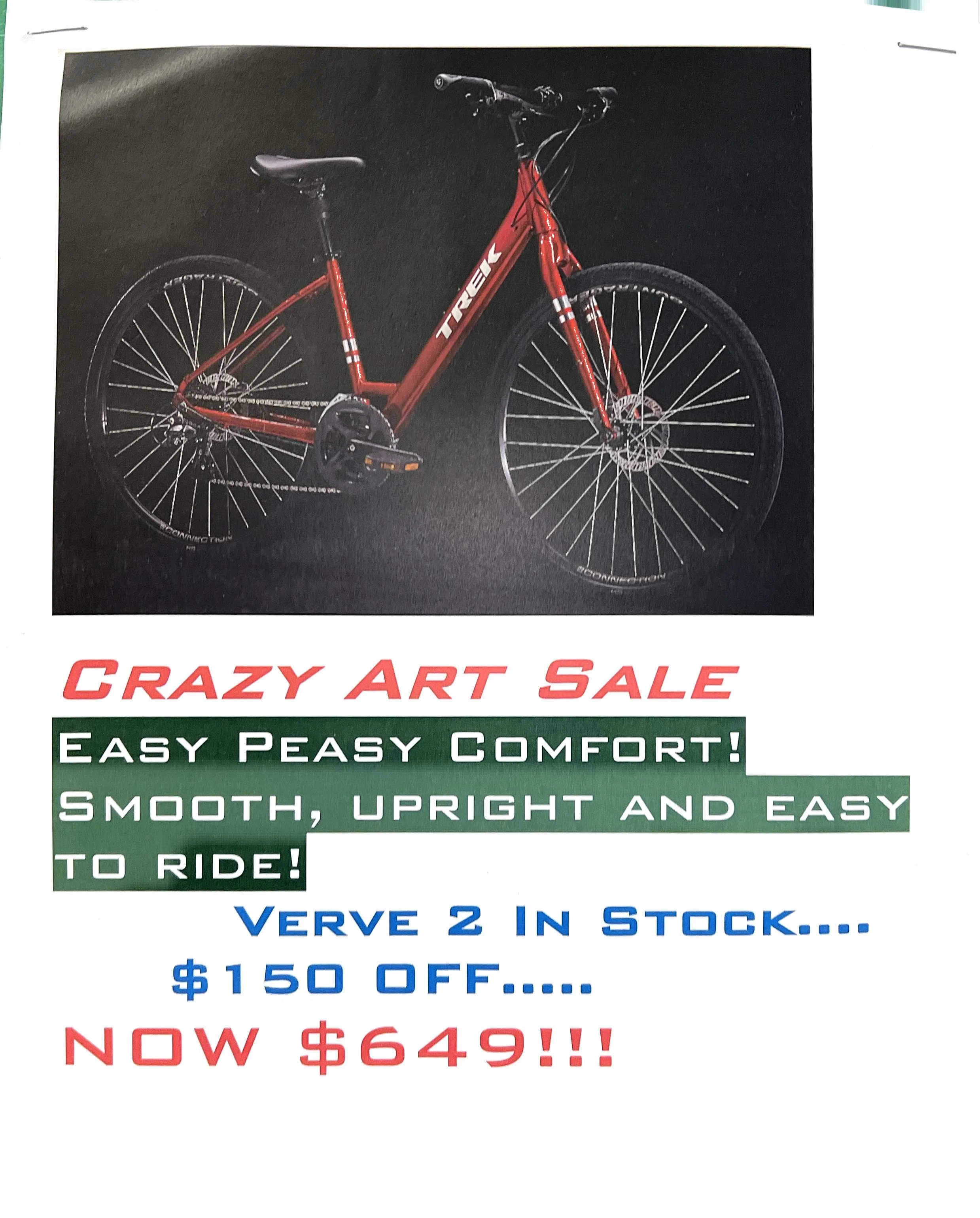 SALES/CLOSEOUTS — Art Doyle's Spokes and Pedals